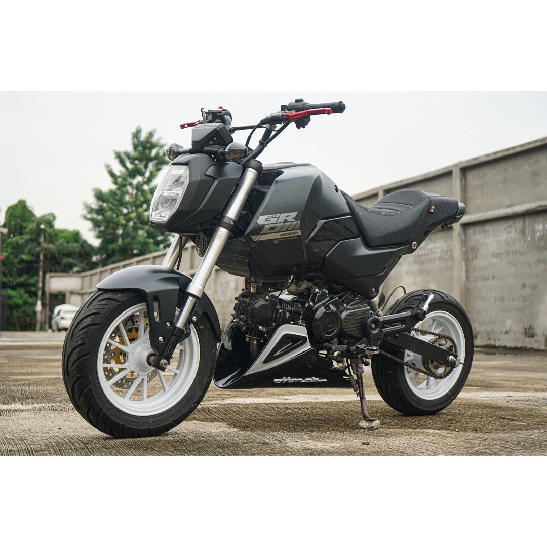 Belly Panel Fairing Frame Guard Cover Trim + Logo For Honda Grom 125 2021 - 2026