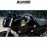 Black 7Pc Body Pastel Panels Frame Body For Honda Grom 125 2021-2024