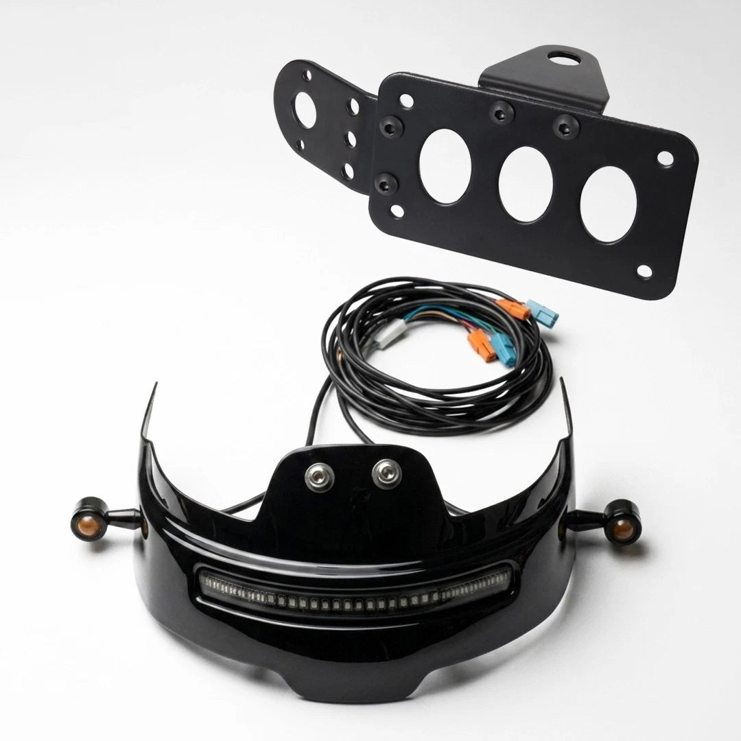 Rear Tidy Integrated LED Tail Light License Plate Bracket for Honda Rebel CMX 300 500 2017-2026