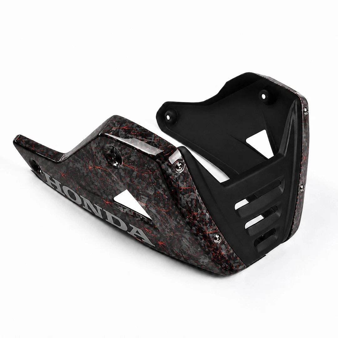Belly Pan Under Fairing Cover Forged Carbon Fiber For Honda Grom 2021-2026