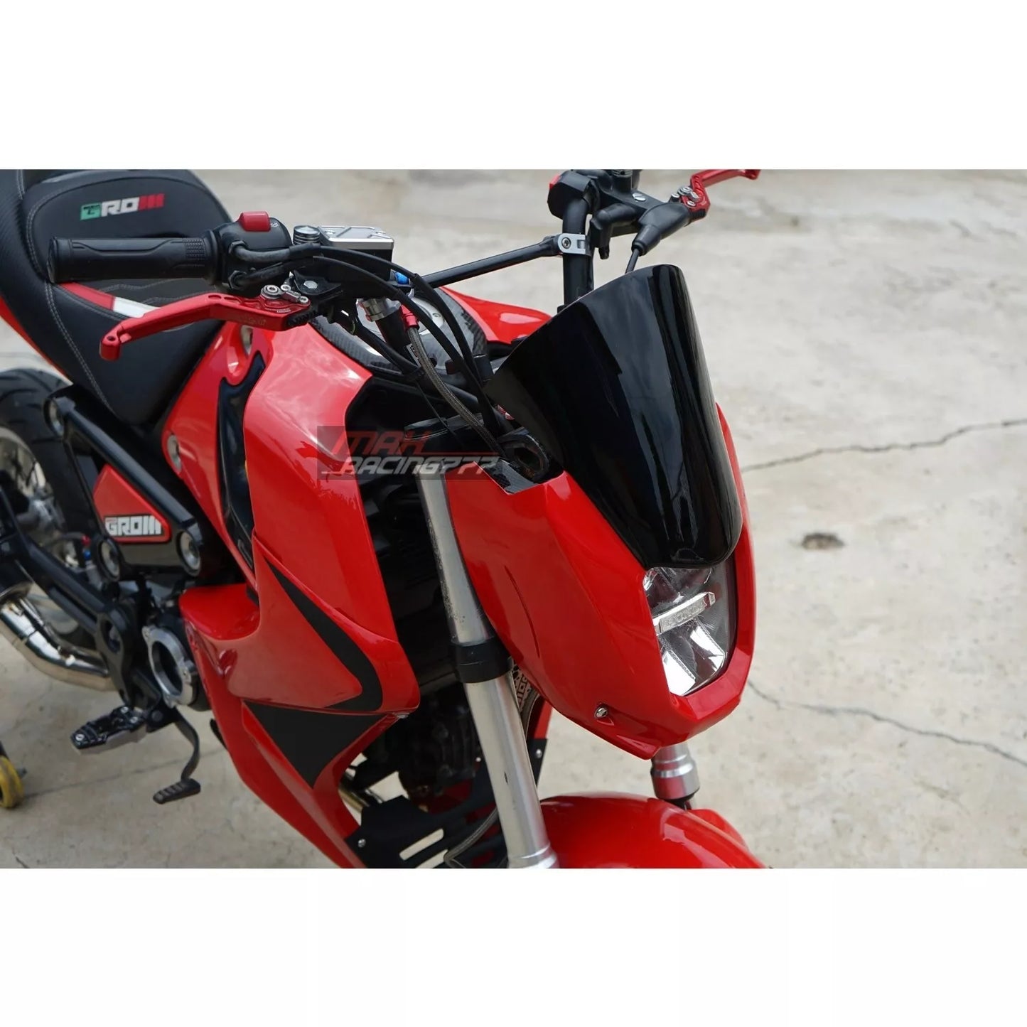 FRONT WINDSHIELD WINDSCREEN COVER HEADLIGHT V.2 FOR HONDA GROM 125 2021-2024