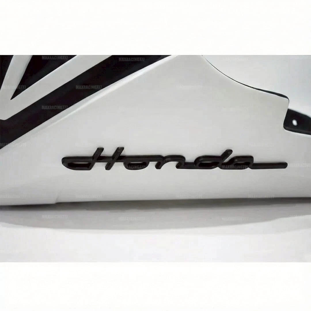Belly Panel Fairing Frame Guard Cover Trim White + Logo For Honda Grom 125 2021 - 2026