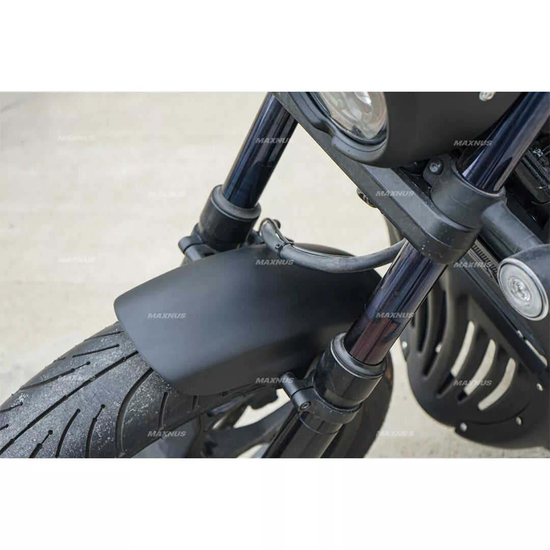 SHORT FRONT FENDER FAIRING MUD GUARD BLACK FOR HONDA REBEL CMX 1100 2021-2025