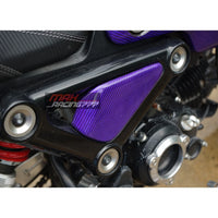 Set Of 12 Piece Frame Body Cover Side Upper Panel Carbon Fiber For Honda Grom 2021-2024