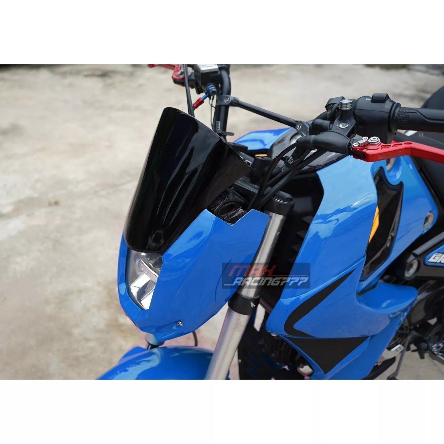 FRONT WINDSHIELD WINDSCREEN COVER HEADLIGHT V.2 FOR HONDA GROM 125 2021-2024
