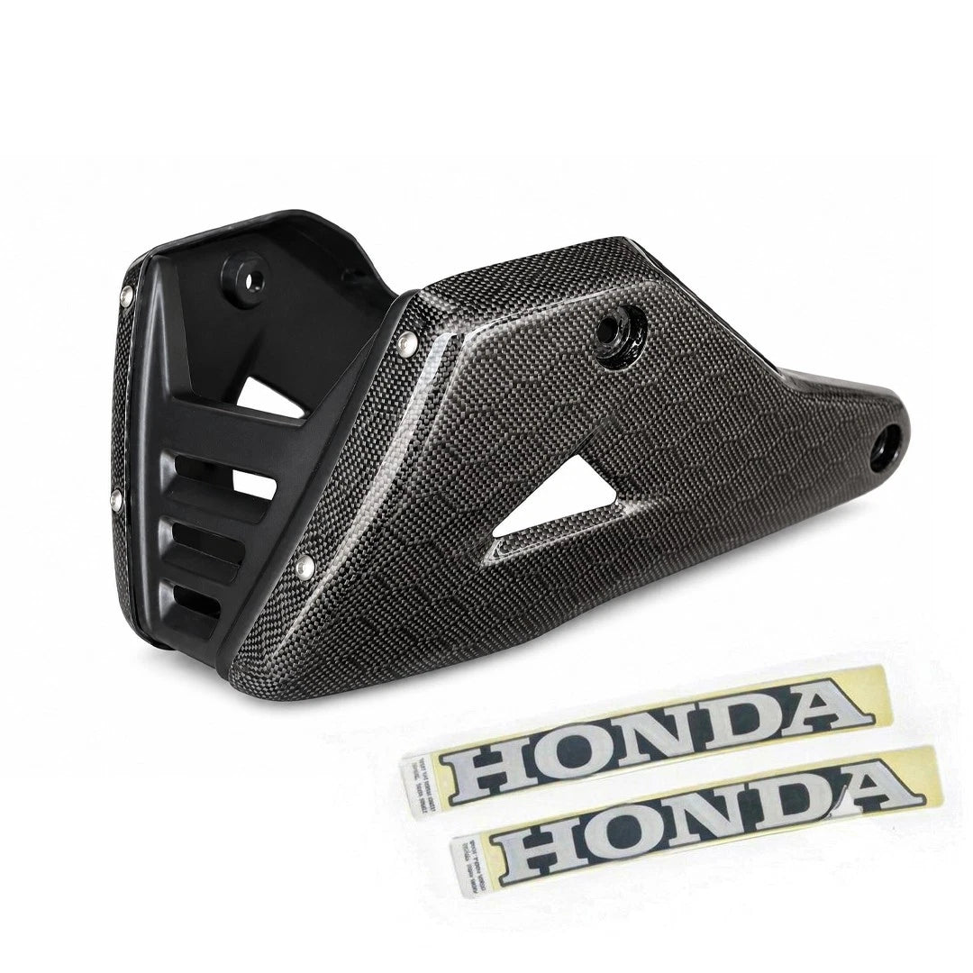 Belly Pan Under Fairing Cover Honeycomb Carbon Fiber For Honda Grom 2021-2026