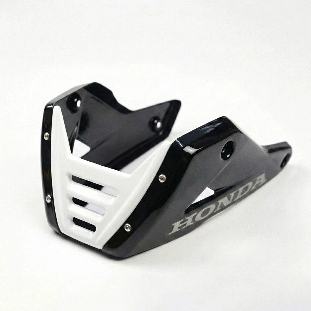 Belly Pan Under Fairing Cover Gloss Black&White For Honda Grom 125 2021-2026