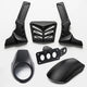 Set of 3 Pieces Body Kit Fairing Matte Black V.37 for Honda Rebel CMX 300&500 2017-2026