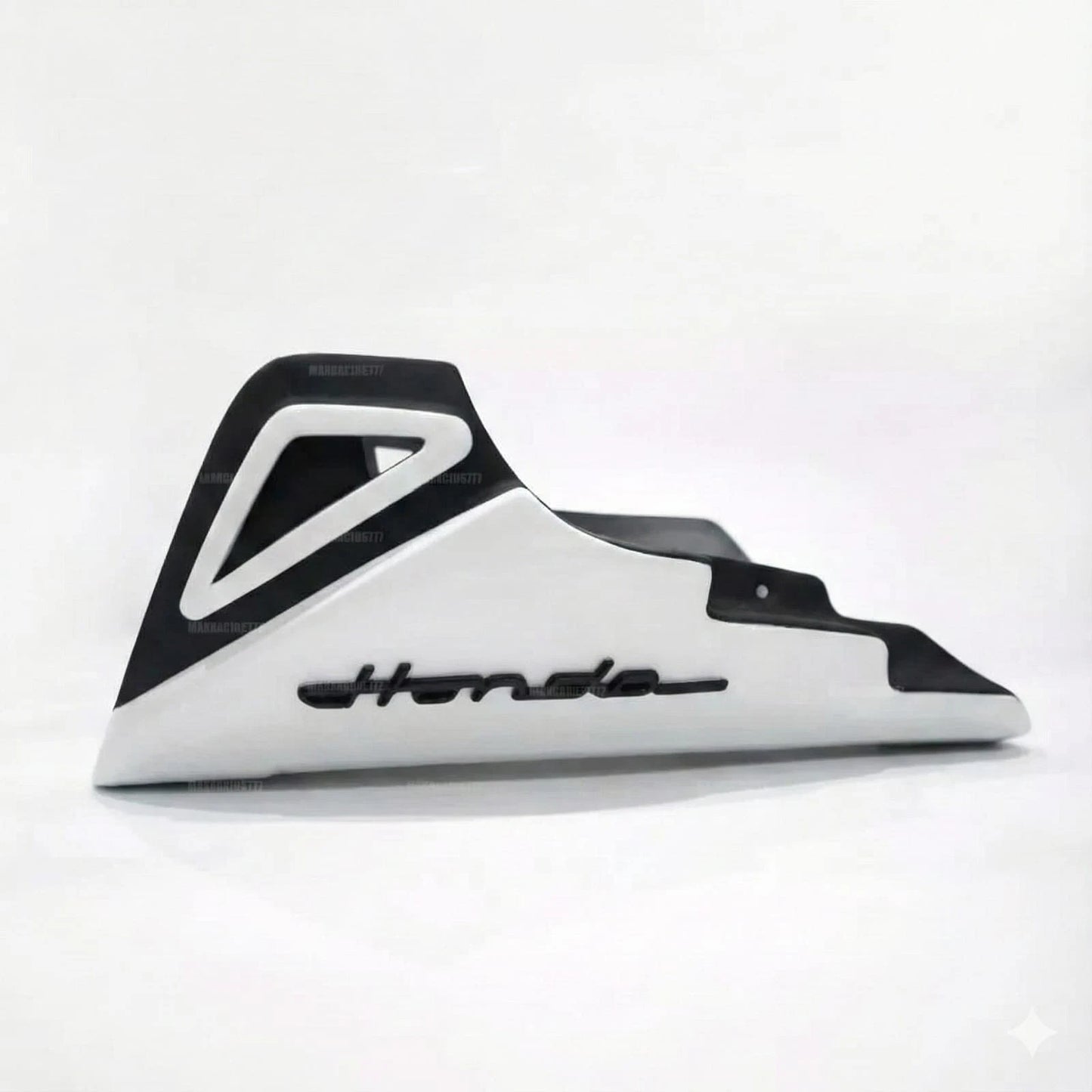 Belly Panel Fairing Frame Guard Cover Trim White + Logo For Honda Grom 125 2021 - 2026