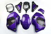 Set Of 12 Piece Frame Body Cover Side Upper Panel Carbon Fiber For Honda Grom 2021-2024