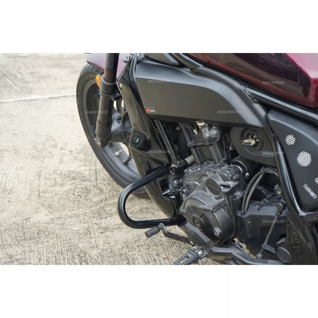 UNDER FAIRING BELLY PAN WITH CRASHBAR MATTE BLACK FOR HONDA REBEL CMX 1100 2020-2025