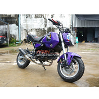 Set Of 12 Piece Frame Body Cover Side Upper Panel Carbon Fiber For Honda Grom 2021-2024