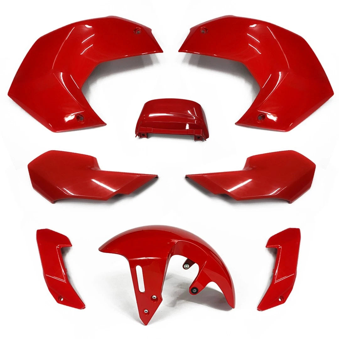 8Pc Body Panels Frame Body Red For Honda Grom 125 2025 - 2026