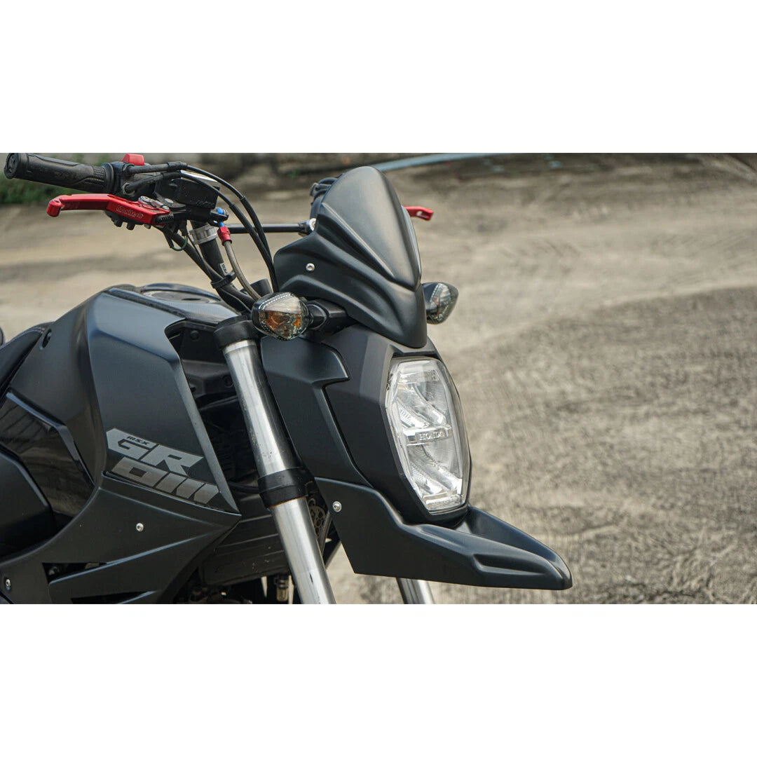 Set 5 Guard Shock / Motard Fender / Windshield / Rear Cover / Side Fairing Black For Honda Grom 125 2025 - 2026