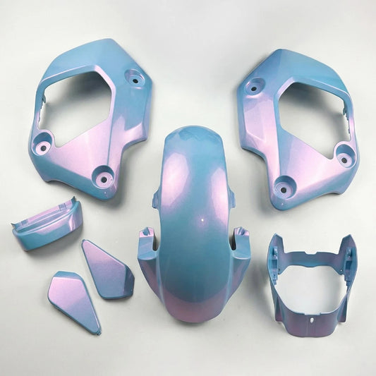 Blue Pearl Pink Plastic Panel Fairing & Under Fairing Honda Grom 125 2021-2024