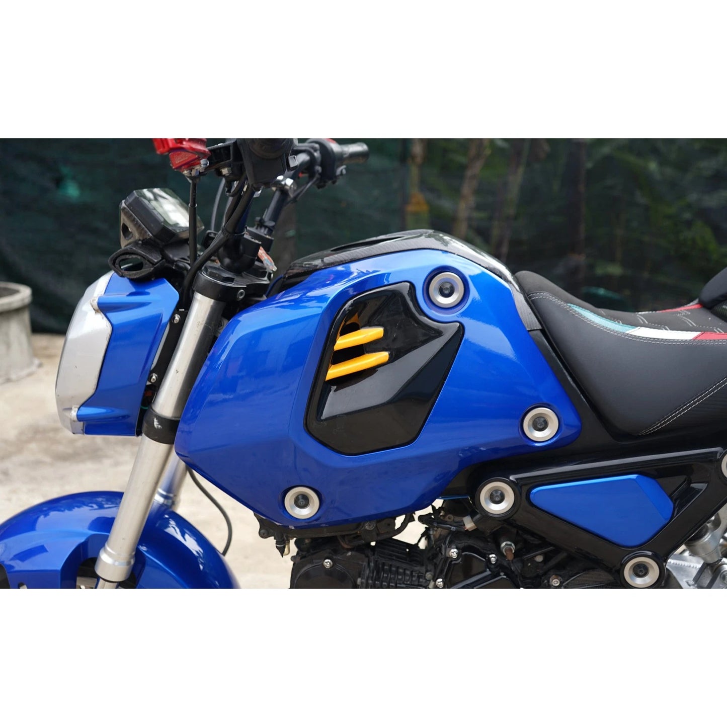 Blue 7Pc Body Pastel Panels Frame Body For Honda Grom 125 2021-2024