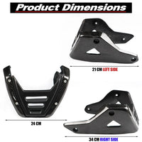 Belly Pan Under Fairing Cover Carbon Fiber For Honda Grom 2021-2026