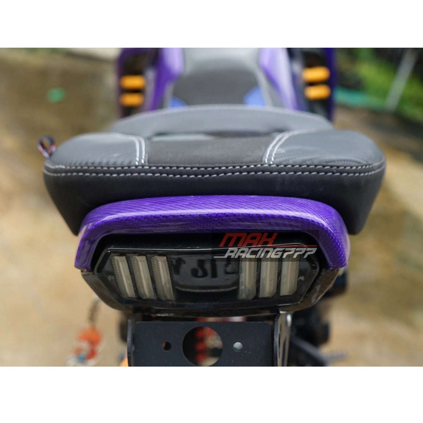 Set Of 12 Piece Frame Body Cover Side Upper Panel Carbon Fiber For Honda Grom 2021-2024