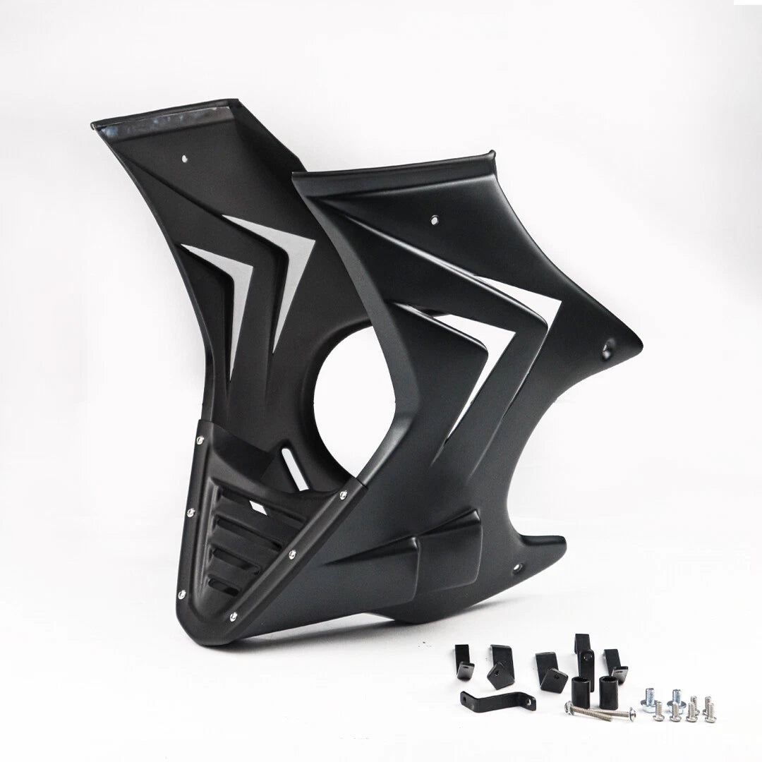Set 5 Front Fender / Motard Fender / Windshield / Rear Cover / Side Fairing Black For Honda Grom 125 2025 - 2026