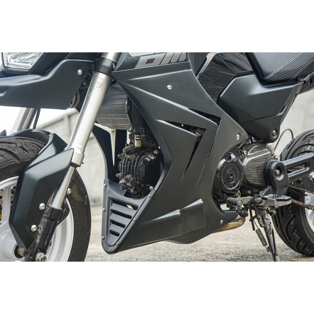 Set 5 Front Fender / Motard Fender / Windshield / Rear Cover / Side Fairing Black For Honda Grom 125 2025 - 2026