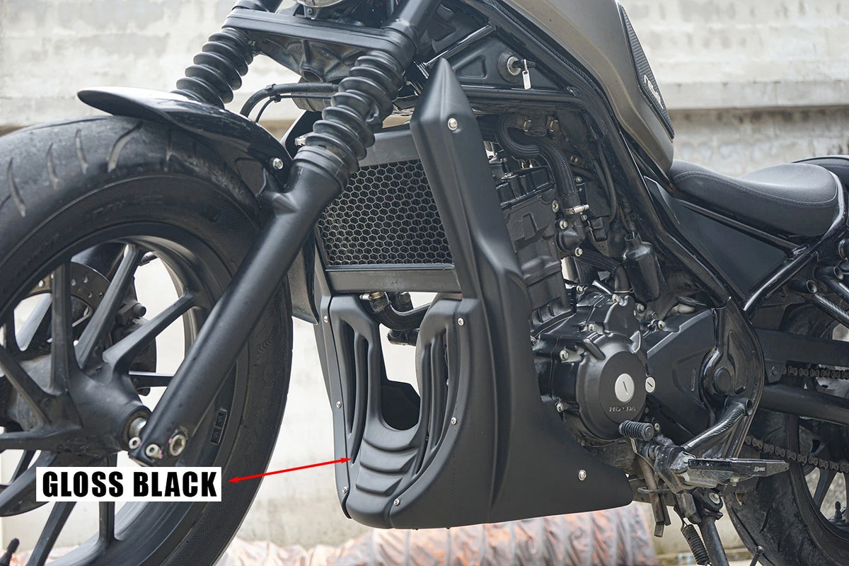 ฝาครอบเครื่องยนต์ใต้แฟริ่งและแคชบาร์ สำหรับ Honda Rebel CMX 300&500 ปี 2017-2024