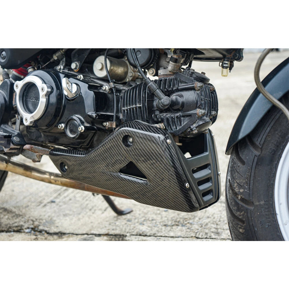 Belly Pan Under Fairing Cover Carbon Fiber For Honda Grom 2021-2026