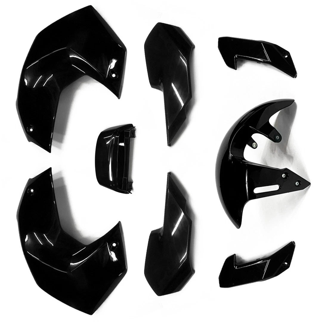 8Pc Body Panels Frame Body Black For Honda Grom 125 2025 - 2026