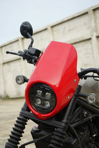 บังโคลนหน้าพลาสติก ABS สีดำด้าน สำหรับ Honda Rebel CMX 300&500 ปี 2017-2026
