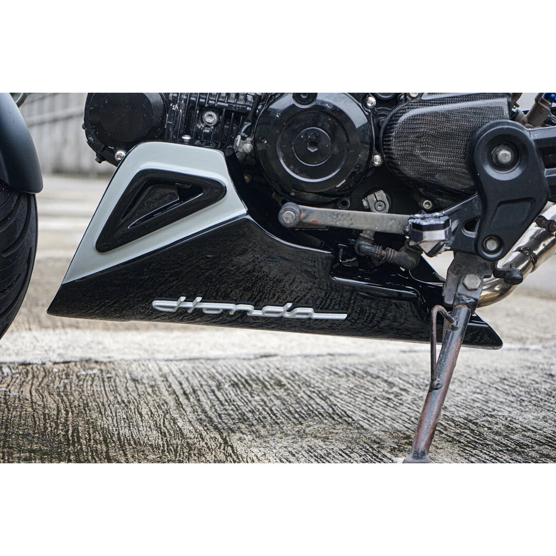 Belly Panel Fairing Frame Guard Cover Trim + Logo For Honda Grom 125 2021 - 2026