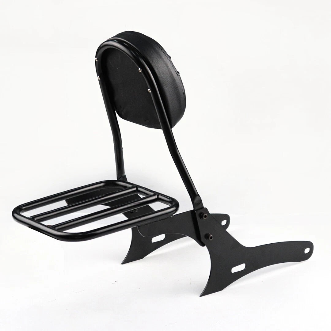 พนักพิง Sissy Bar พร้อมแผ่นรองสัมภาระและที่รองรับแร็คสำหรับ Honda Rebel 1100 (ปี 2021-2026)