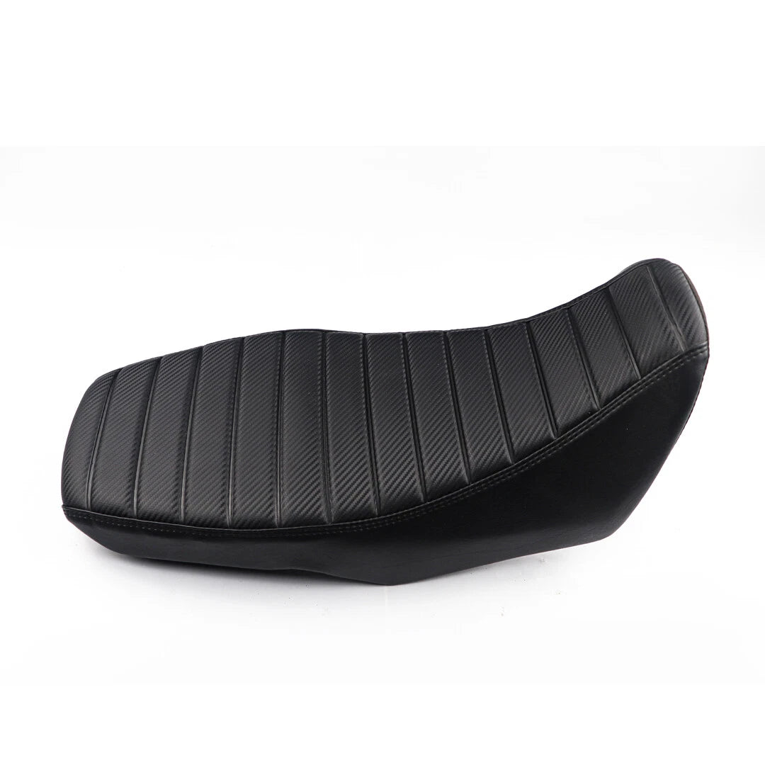 Replacement Dual Seat Carbon Stitch Black V.24 Fit For Honda Grom 125 2021-2026