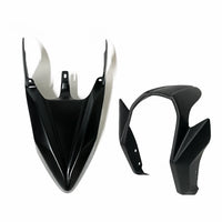 2Pc Front Fender Motard Mud Guard Fairing Black For Honda Grom 125 2021 - 2026