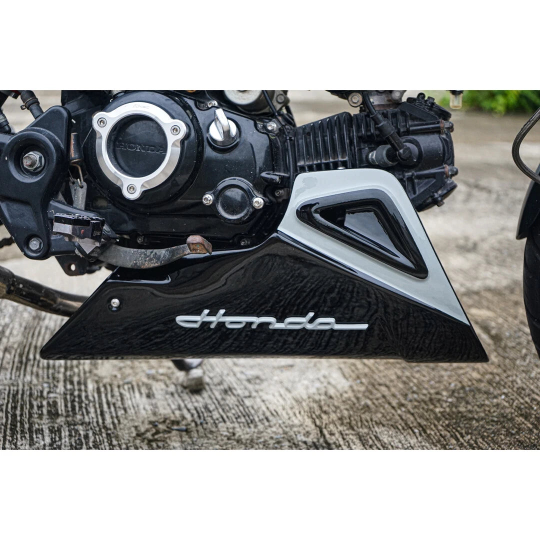 Belly Panel Fairing Frame Guard Cover Trim + Logo For Honda Grom 125 2021 - 2026