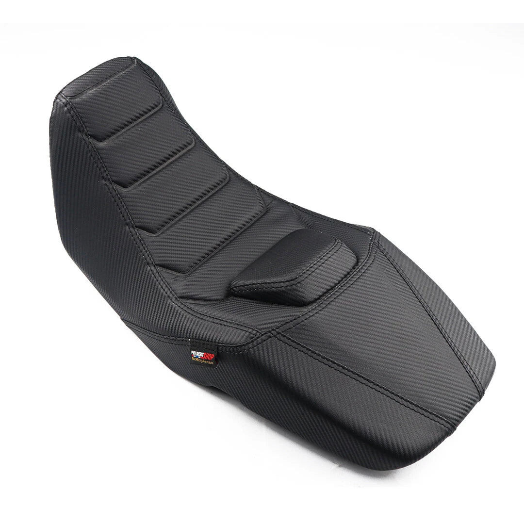 Replacement Dual Seat Carbon Stitch Black V.23 Fit For Honda Grom 125 2021-2026