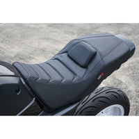 Replacement Dual Seat Carbon Stitch Black V.23 Fit For Honda Grom 125 2021-2026