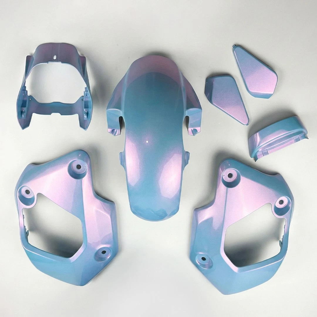 Blue Pearl Pink Plastic Panel Fairing & Under Fairing Honda Grom 125 2021-2024