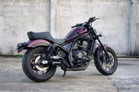 SHORT DOUBLE DUAL EXHAUST PIPE MOUNT SYSTEM FOR HONDA REBEL CMX1100 2021-2025
