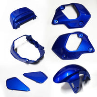 Blue 7Pc Body Pastel Panels Frame Body For Honda Grom 125 2021-2024
