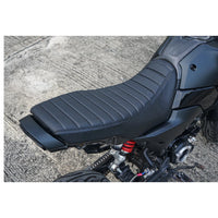 Replacement Dual Seat Carbon Stitch Black V.24 Fit For Honda Grom 125 2021-2026