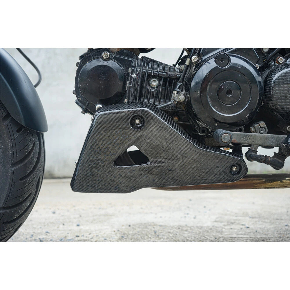 Belly Pan Under Fairing Cover Carbon Fiber For Honda Grom 2021-2026