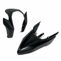 2Pc Front Fender Motard Mud Guard Fairing Black For Honda Grom 125 2021 - 2026