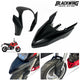 2Pc Front Fender Motard Mud Guard Fairing Black For Honda Grom 125 2021 - 2026