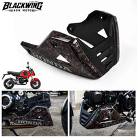 Belly Pan Under Fairing Cover Forged Carbon Fiber For Honda Grom 2021-2026