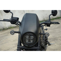 Set 3 Tank Cover Headlight Cowl Short Fender Matte Black For Honda Rebel CMX 300&500 2017-2026