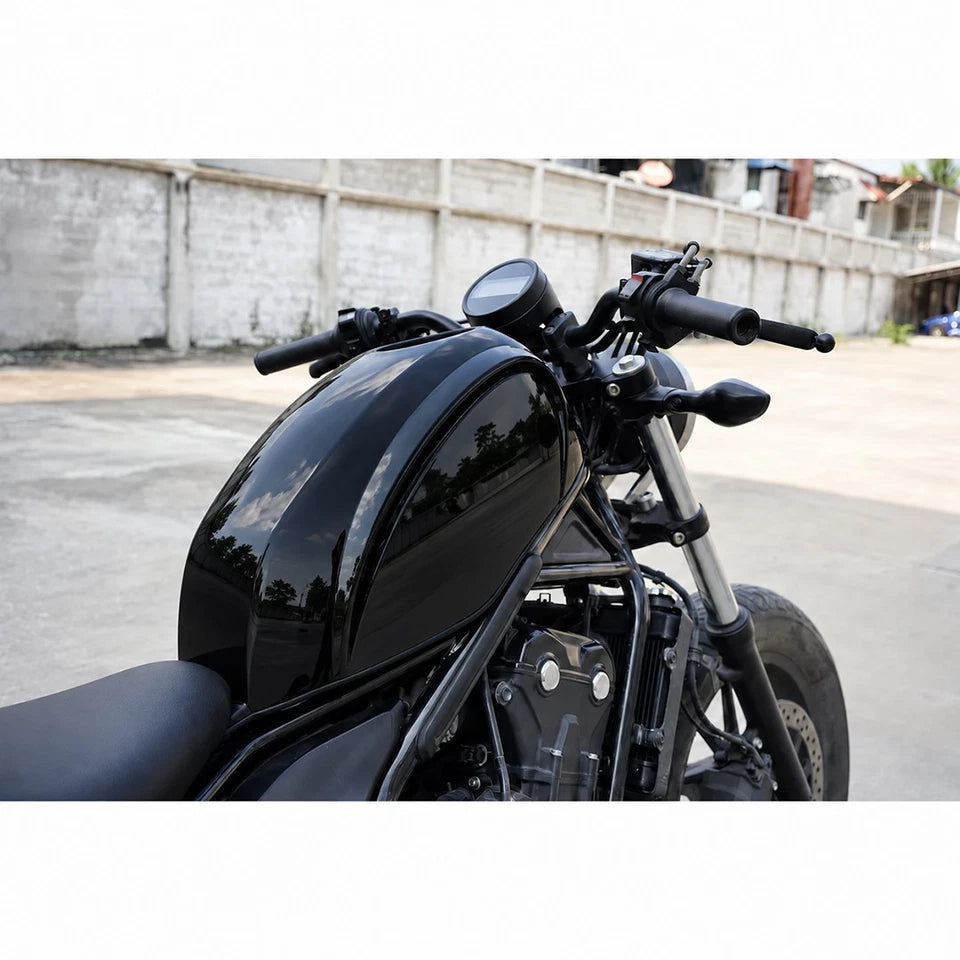 Cover Fuel Oil Tank Gloss Black V.60 for Honda Rebel CMX 300&500 2017-2026