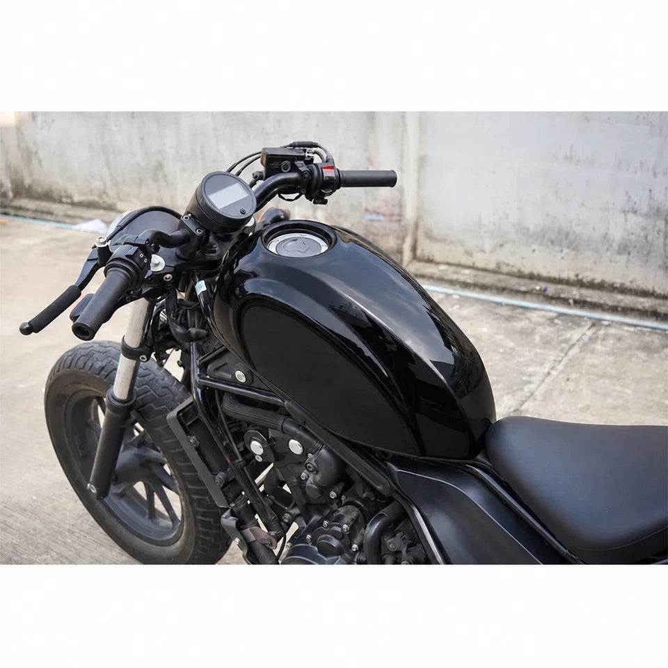 Cover Fuel Oil Tank Gloss Black V.60 for Honda Rebel CMX 300&500 2017-2026