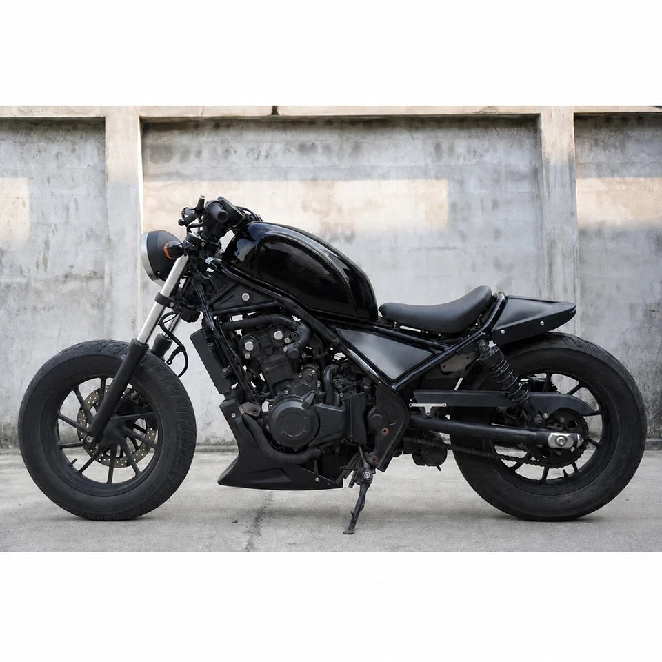 Cover Fuel Oil Tank Gloss Black V.60 for Honda Rebel CMX 300&500 2017-2026