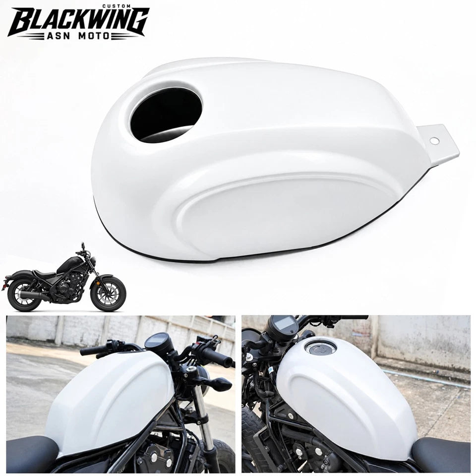 Cover Fuel Oil Tank Gloss White V.61 for Honda Rebel CMX 300&500 2017-2026