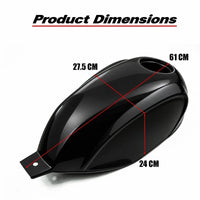 Cover Fuel Oil Tank Gloss Black V.60 for Honda Rebel CMX 300&500 2017-2026