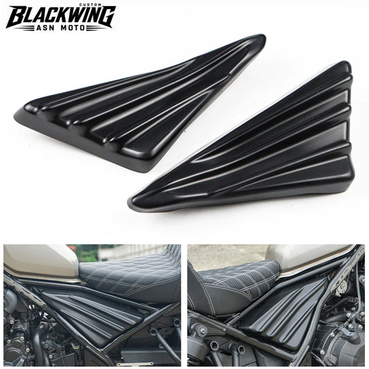 Side Frame Fairing Engine Guard Cover Black For Honda Rebel CMX 300&500 2017-2026